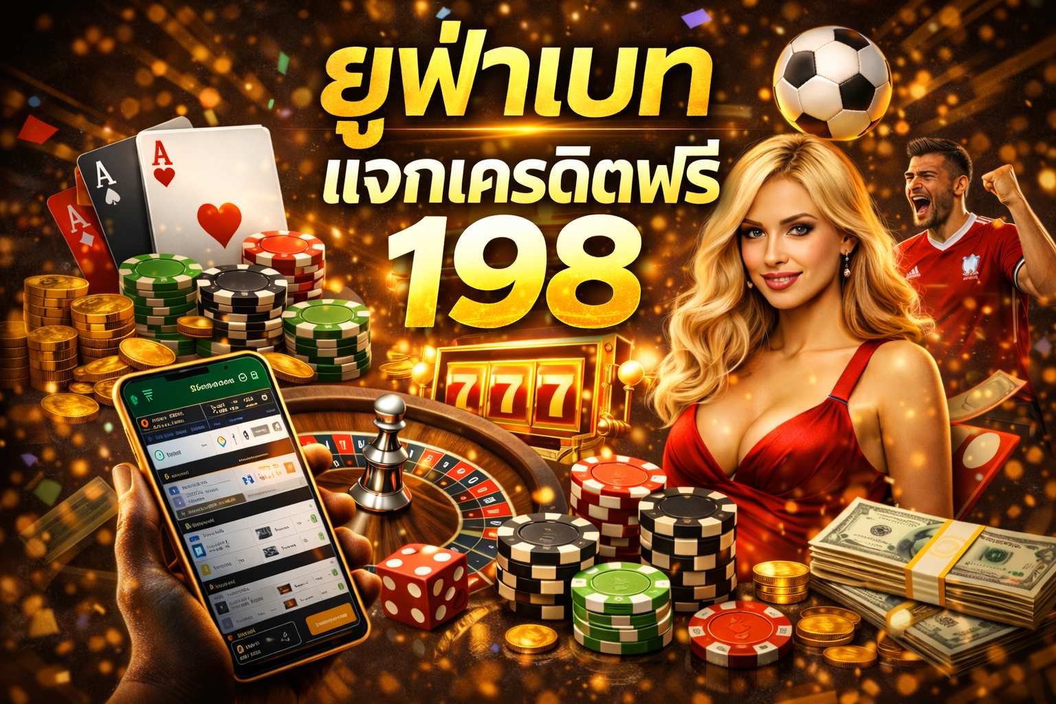 เครดิตฟรี 198 รับเครดิตแทงบอลกับยูฟ่าเบท